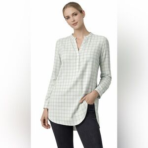 🩶 Loft Long Sleeve Hi Low Tunic